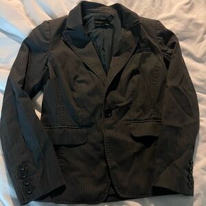 Pinstripe Blazer